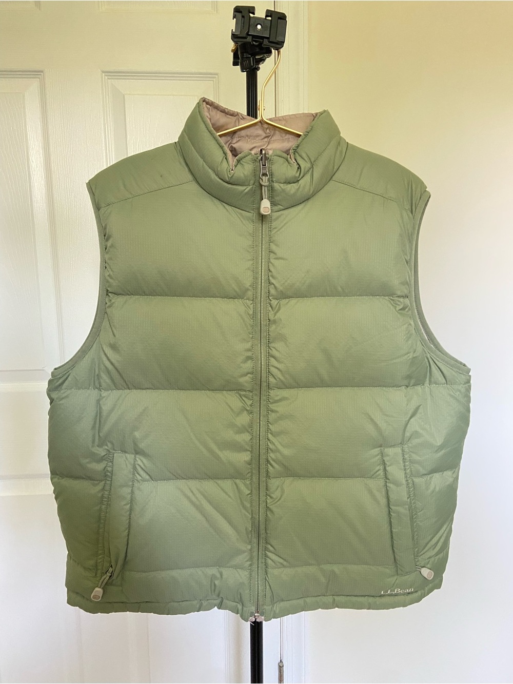 L.L. Bean Olive Puffer Vest